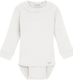 Minymo Body l/æ - Rib - Modal/Bomuld - Eggnog