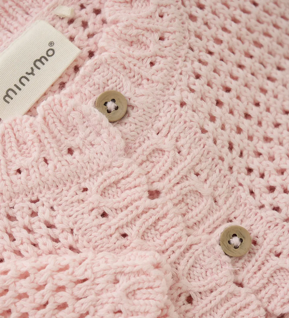 Minymo Cardigan - Strik - Pink Dogwood