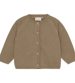 Minymo Cardigan - Strik - Timber Wolf
