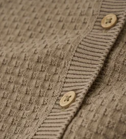 Minymo Cardigan - Strik - Timber Wolf