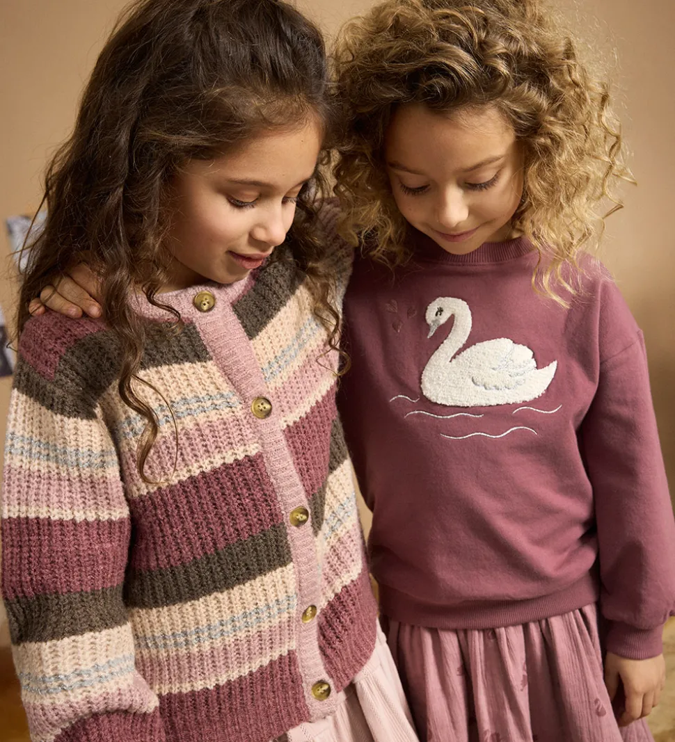 Minymo Cardigan - Strik - Woodrose