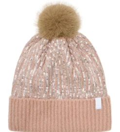 Minymo Hue - Strik - Misty Rose m. Pailletter/Kvast