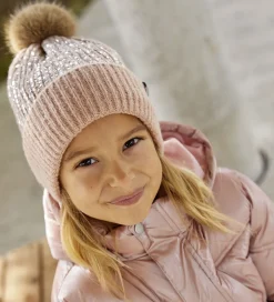 Minymo Hue - Strik - Misty Rose m. Pailletter/Kvast