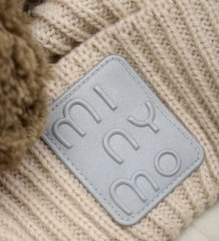 Minymo Hue m. Fleece - Uld/Akryl - Caribou m. Kvast