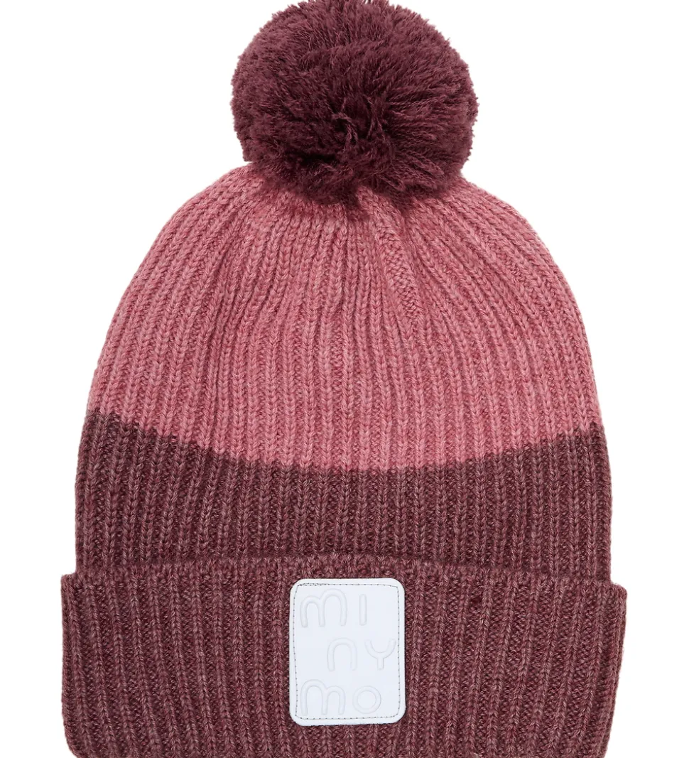 Minymo Hue m. Fleece - Uld/Akryl - Catawba Grape m. Kvast