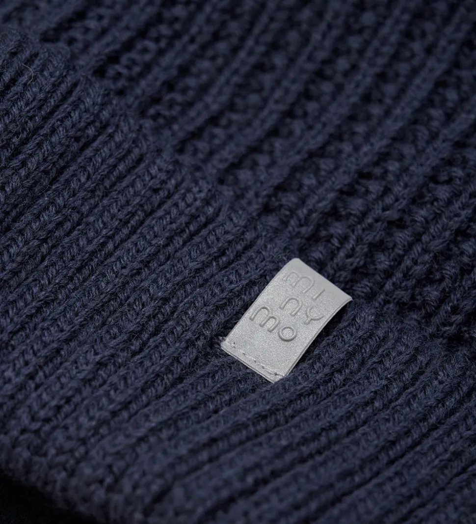 Minymo Hue m. Fleece - Uld/Akryl - Parisian Night m. Kvast