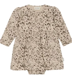 Minymo Kjolebody l/æ - AOP - Smoke Gray