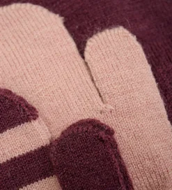 Minymo Luffer - 3-pak - Uld - Strik - Catawba Grape