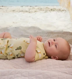 Minymo Shortssæt - Shorts/T-shirt - Rib - Parsnip