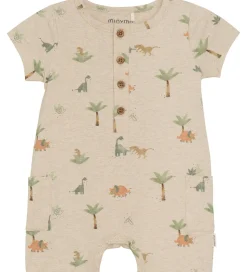 Minymo Sommerdragt - Light Beige Melange
