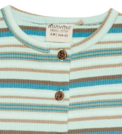 Minymo Sommerdragt - Rib - Pastel Blue