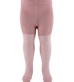 Minymo Strømpebukser - 2-pak - Ash Rose m. Glimmer