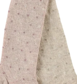 Minymo Strømpebukser - 2-pak - Viskose/Uld - Burnished Lilac/Bei