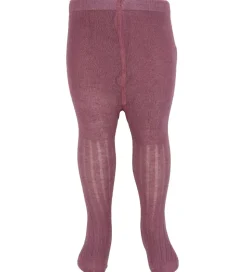 Minymo Strømpebukser - Uld - Rib - 2-Pak - Orchid Haze