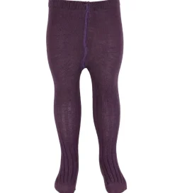 Minymo Strømpebukser - Uld - Rib - 2-Pak - Orchid Haze