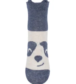 Minymo Strømper - 2-pak - Blue Nights m. Pandaer