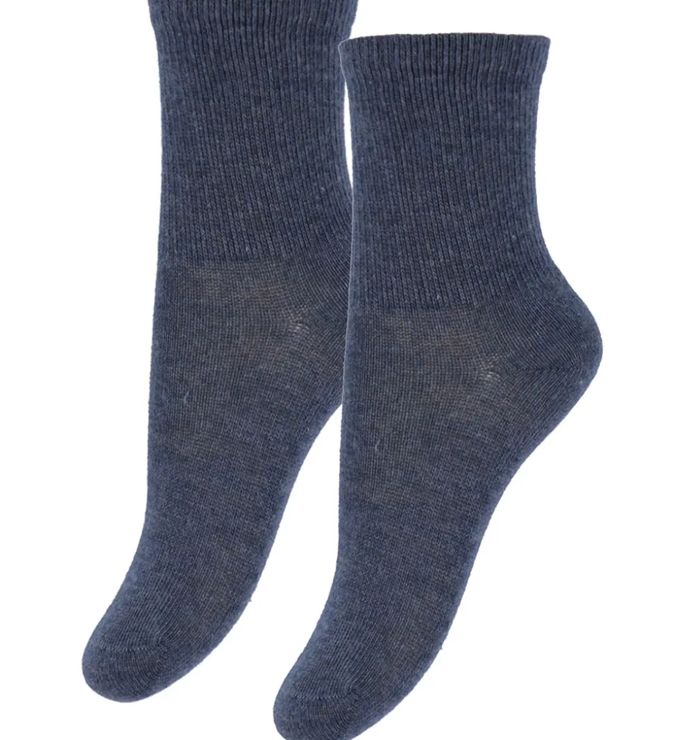 Minymo Strømper - 2-pak - Blue Nights Melange