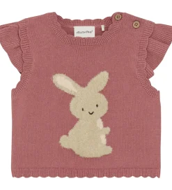 Minymo Vest Knit - Withered Rose