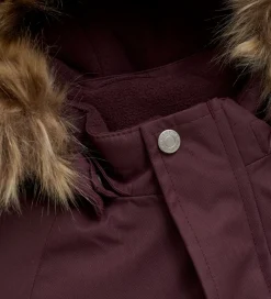 Minymo Vinterjakke - Catawba Grape m. Flæser