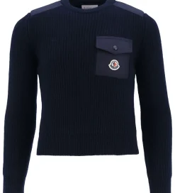 Moncler Bluse - Uld - Navy