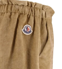 Moncler Shorts - Fløjl - Medium Beige