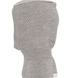 MP Elefanthue - 2-lags - Uld - Windstopper - Gråmeleret