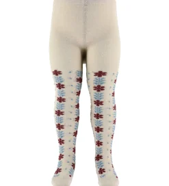 MP Strømpebukser - Uldblanding - Lucy Glitter - Cream