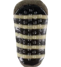 MP Strømper m. Antiskrid - Uld - Elis - Brunmeleret