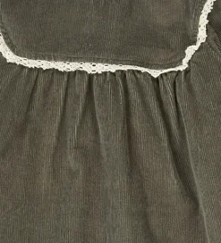 Müsli Kjole - Fløjl - Deep Green