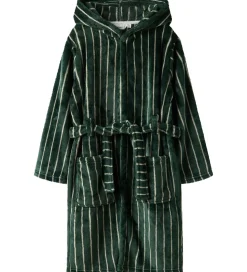 Name It Badekåbe - Velour - NmmRacer - Bistro Green