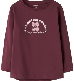 Name It Bluse - NmfVix - Burgundy/Cerises