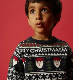 Name It Bluse - NmnRastokka - Strik - Dark Sapphire