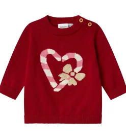 Name It Bluse - Strik - NbfReamo - Jester Red