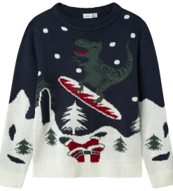 Name It Bluse - Strik - NknRebo - Navy Blazer