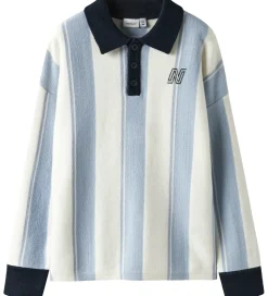 Name it Bluse - Strik - Viskoseblanding - NkmSima - Kentucky Blu