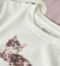 Name It Bluser - 2-pak - NmfVotea - Cloud Dancer/Keepsake Lilac