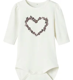 Name It Body l/æ - NbfOasa - Cloud Dancer m. Hjerte