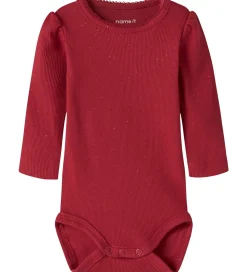 Name It Body l/æ - Rib - NbfRosally - Jester Red m. Glimmer