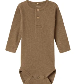 Name It Body l/æ - Rib - NbmKab - Toasted Coconut/Melange