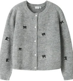 Name It Cardigan - Strik - NkfRifey - Grey Melange