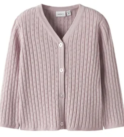 Name It Cardigan - Strik -NbfKind - Burnished Lilac