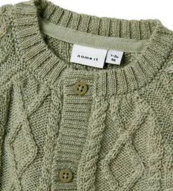 Name It Cardigan - Uld - Strik - NbmWrilla - Dried Sage