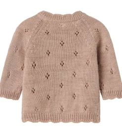 Name It Cardigan - Uld - Strik - NbfWrilla - Shadow Gray