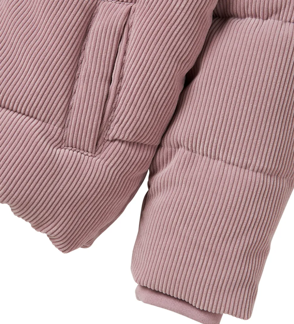 Name It Dynejakke - Fløjl - NkfMelina - Mauve Shadows