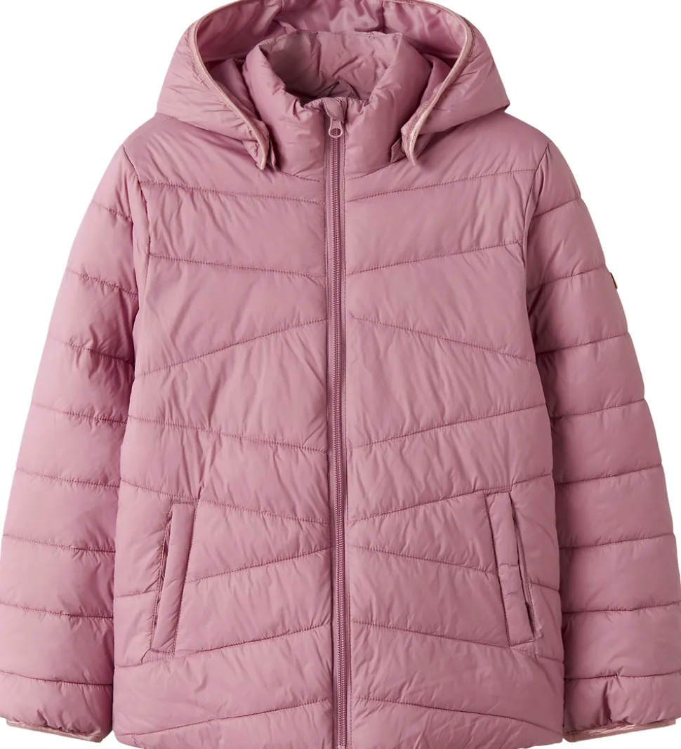 Name It Dynejakke - NkfMarble - Lilac