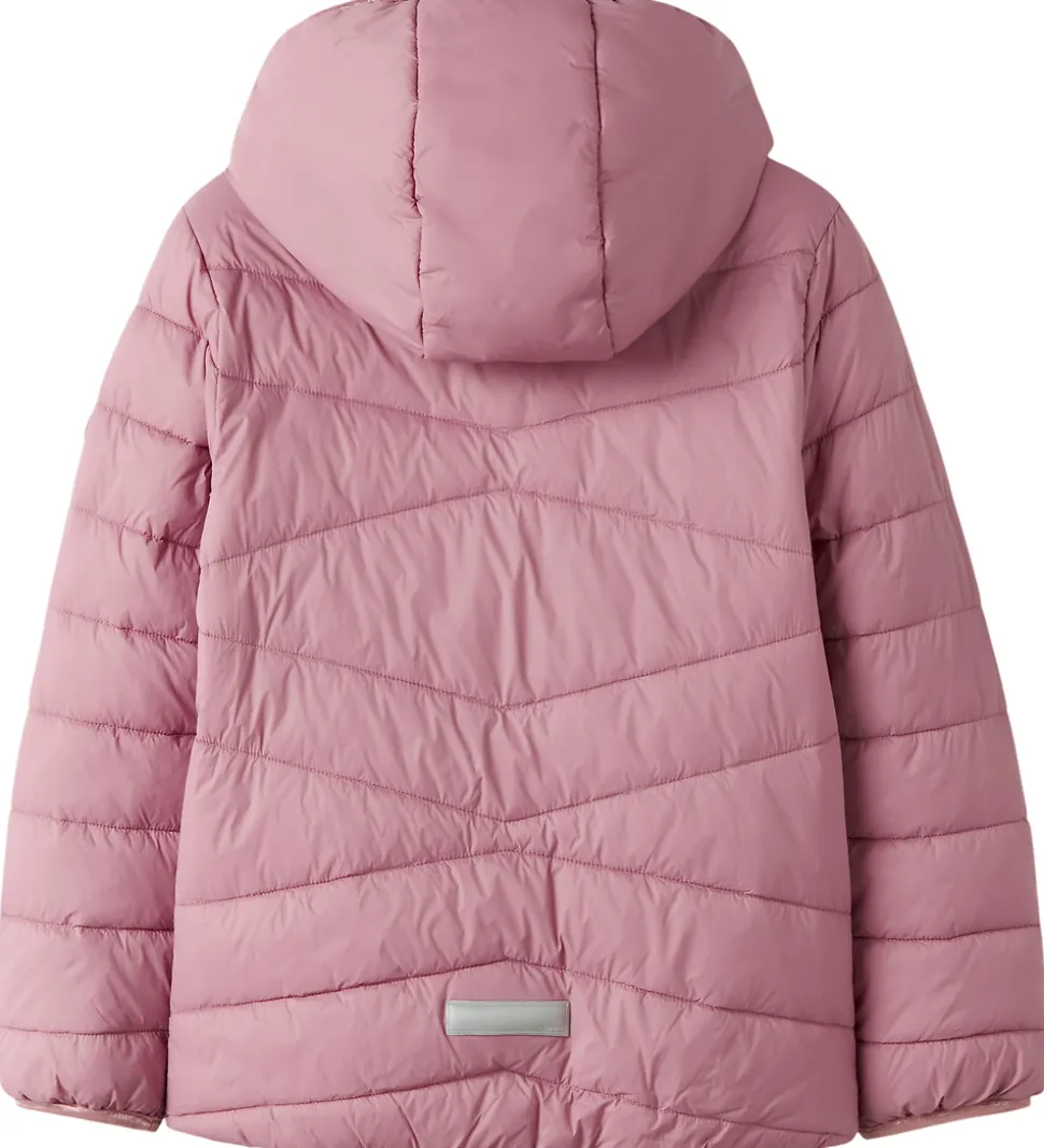 Name It Dynejakke - NkfMarble - Lilac