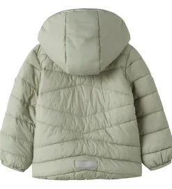 Name It Dynejakke - NmfMarble - Seagrass