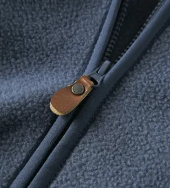 Name It Fleecejakke - NbnMeeko - Vintage Indigo m. Ører