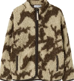 Name it Fleecejakke - NkmOzias - Island Fossil/Delicioso