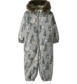 Name It Flyverdragt - NmnSnow10 - Ultimate Grey/Woodland
